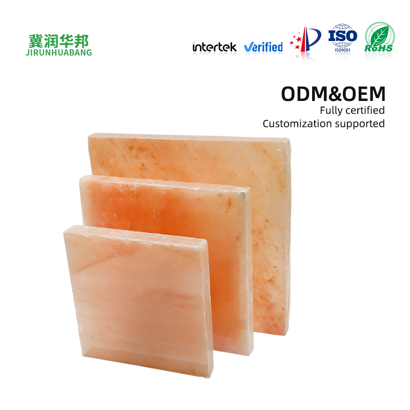 Brique de sel de l'Himalaya 20x20x5 cm pour construction murale