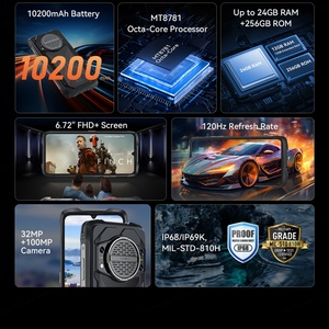 Cubot KINGKONG Power 3ลำโพง123dB สมาร์ทโฟนสุดทนทาน G99 120Hz 6.72 ''หน้าจอ24GB + 256GB 10200mAh NFC โทรศัพท์มือถือ - Product Image 2