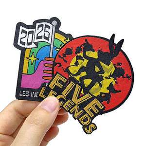 <span class=keywords><strong>Hot</strong></span> bán nhà máy trực tiếp tùy chỉnh dệt nhãn cho mũ Độ phân giải cao dệt thêu các bản vá lỗi tùy chỉnh OEM dịch vụ cho may mặc - Product Image 2