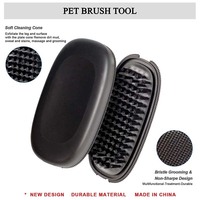 Brosse auto-nettoyante rétractable pour animaux de compagnie, pour chat et chien, pour enlever les poils et démêler la fourrure