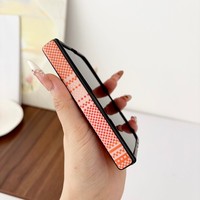 Coque de téléphone en cuir PU de haute qualité imprimable pour iPhone Duo, style Ins, logo personnalisé, antichoc, pour iPhone 18 Duo