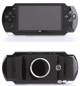 Konsol Game Portabel X6 Kualitas Terbaik dengan 10000 PSP PS 4 Game Bawaan Multifungsi Pemain Game Genggam X6