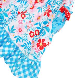 Robe pour enfants à imprimé floral printanier, vêtements pour enfants de qualité supérieure, fabrication sur mesure, vente en gros, robes en coton pour filles - Product Image 5