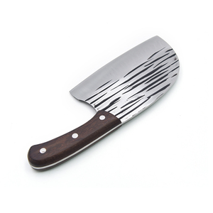 Cuchillo de Chef de Acero Inoxidable Forjado a Mano de Alta Calidad, Estilo Carnicero, Mango de Madera Wenge, Cuchillo Estilo Hacha Forjado - Product Image 1
