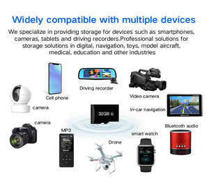 Ban đầu biểu tượng tùy chỉnh Class TF Thẻ Carte memoire Mini 16 32 64GB 128GB 256GB SD Thẻ cao thẻ nhớ công suất cho điện thoại di động - Product Image 5