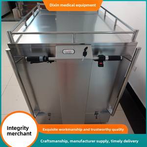 अपशिष्ट कपड़ों के लिए बाँझ-सीलबंद इलेक्ट्रिक हैंडकार्ट 304 स्टेनलेस स्टील सामग्री परिवहन अस्पताल कम डिलीवरी कार्ट - Product Image 3