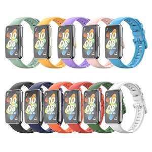Bracelet de montre pour Huawei Band 7, bracelet de montre intelligente de sport, bracelet en silicone souple, bracelet de remplacement, ceinture pour Huawei <span class=keywords><strong>Band7</strong></span> Correa - Product Image 1