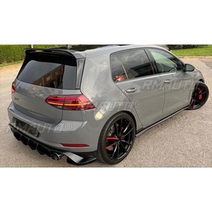 สำหรับ Volkswagen MK7.5GTI กอล์ฟ TCR กันชนหลังลิปสปลิตเตอร์ชุดตัวกระจายกันชนฝาครอบป้องกันอุปกรณ์เสริมรถยนต์ - Product Image 4