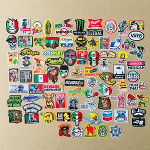 Pegatinas de Transferencia Térmica SUPER MEXICANAS, Pegatinas y Calcomanías para Camisetas y Gorras de MÉXICO, Pegatina de El Chapo, Zapata, Chupacabra, Guadalajara, Chingón - Product Image 2