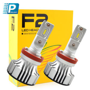Vente directe d'usine F2 voiture phare LED 8000lm 6500K H4 HB3 9005 9006 H11 72W phares LED voiture ampoule de phare LED - Product Image 2
