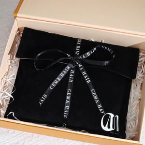 Bolsas de Terciopelo de Alta Gama con Cierre de Cordón para Joyería, Cosméticos, Gafas - Diseño de Logotipo/Gráfico Personalizado - Product Image 2