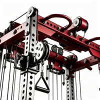 Équipement de musculation professionnel pour salle de sport, appareil multifonctionnel à câbles pour entraînement complet du corps, machine de fitness pour salle de sport intérieure