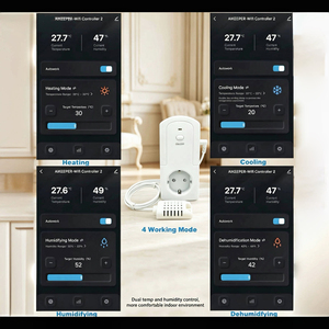 <span class=keywords><strong>Thermostat</strong></span> intelligent à économie d'énergie avec algorithme d'apprentissage pour une optimisation automatique de la consommation d'énergie et une réduction des coûts - Product Image 6