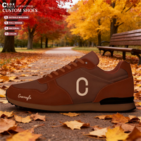 Chaussures de sport rétro personnalisées en daim grande taille pour hommes et femmes, baskets décontractées de course à pied avec logo sur mesure