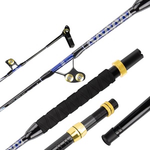 Caña de Pescar de Fibra de Vidrio Sensoar de Alta Calidad para Pesca en Alta Mar de 50-130 Libras, para Pesca en Barco, Atún, Tiburón, Pesca de Arrastre - Product Image 1