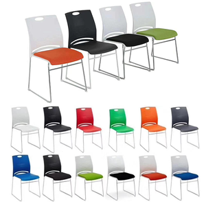 Minimalist Office <b>Chair</b> Modern <b>Stackable</b> Plastic <b>Chair</b> for Employees and Students Training for Schools Offices and Restaurants - Product Image 5