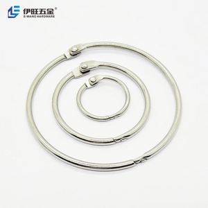 YIWANG Argent Nickelé Livre Anneaux En Métal Loose Leaf Binder Anneaux pour Ordinateur Portable - Product Image 2