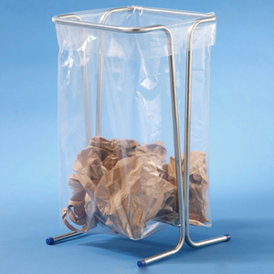 JH-Mech Porte-sac <span class=keywords><strong>poubelle</strong></span> à hauteur réglable Sacs jetables réutilisables Porte-sac <span class=keywords><strong>poubelle</strong></span> en métal <span class=keywords><strong>sur</strong></span> roues - Product Image 4