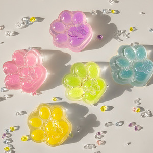 Juguete Antiestrés Kawaii de 6.5cm con Forma de Pata de Gato de Cristal TPR, Juguete Blandito para Niños y Adultos, Regalo de Descompresión, Juguete de Pata de Gatito - Product Image 1