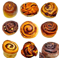 Équipement de boulangerie industrielle et commerciale, ligne de production de rouleaux à la cannelle, machine à fabriquer du pain, machinerie de fabrication de produits à base de céréales