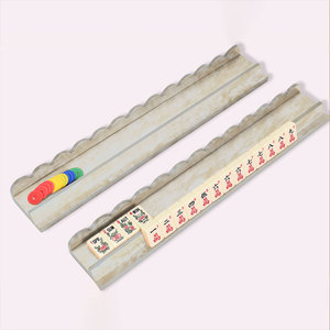 ชั้นวางไพ่มาจองแบบหอยเชลล์สำหรับไพ่นกกระจอกอเมริกัน – ตัวดันไพ่อะคริลิก 24 สี พร้อมขนาดที่กำหนดเองได้ - Product Image 1