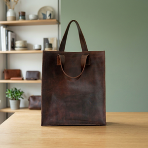 Pochette élégante pour femme en cuir de buffle véritable, résistante à l'eau, durable, écologique, grande capacité, pour pique-nique, camping, voyage - Product Image 1