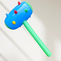 Grand marteau à pointes en PVC à poignée souple pour gonfler les ballons, jouet de jeu pour enfants de maternelle, vente en gros