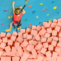 Anporui Bloc d'escalade personnalisable pour aire de jeux extérieure, antidérapant, anti-chute, en mousse à mémoire de forme épaisse