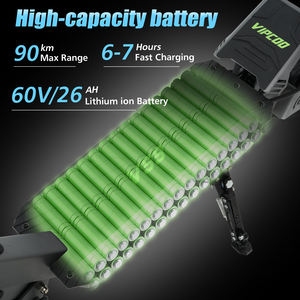 Popular VIPCOO VS9 Original, Scooter Eléctrico Todoterreno de 60V 26Ah con Ruedas Grandes de 11 Pulgadas, Disponible en Almacenes de EE. UU., UE y Reino Unido - Product Image 2