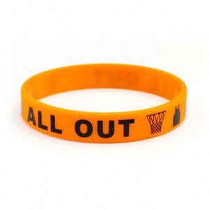 Bracelet de sport en silicone pour le basketball, bracelet de fête sur le thème du basketball, cadeau, logo personnalisé - Product Image 6