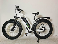 Vélo électrique tout-terrain à pneus larges 26*4.0, moteur brushless 500W, batterie lithium 48V 10.4Ah, cassette 7 vitesses, cadre en aluminium