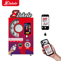 Impresora de Fundas para Teléfonos con Pantalla Táctil Inteligente INKELE, Máquina Expendedora Automática Personalizada con Sistema de Pago con Monedas