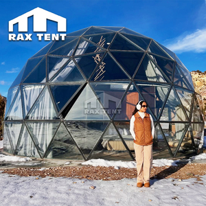 Glamping geodetic vetro cupola tenda per campeggio Hotel quattro stagione di utilizzo negli Stati Uniti d'America - Product Image 3