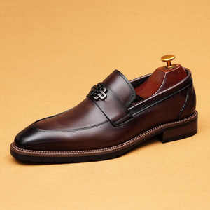 2026 Men'S Trendy Anti Slip And Breathable Leather <b>Shoes</b> Color Matching Business Men'S Leather <b>Shoes</b> And Casual Leather <b>Shoes</b> - Product Image 6