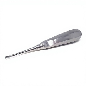 Élévateurs dentaires droits pour extraction, élévateurs de pointe radiculaire, élévateurs à gouge, manche creux 4 mm, en acier inoxydable allemand, instruments médicaux - Product Image 1