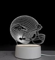Lampe de nuit en acrylique RGB tactile en forme de casque de football américain, veilleuse USB à intensité variable, décoration sportive, cadeau, fournitures pour dortoir et chambre