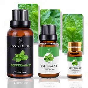 Olio essenziale di menta piperita puro vegano Majestic biologico personalizzato per capelli oem