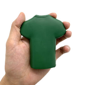 Özel Logolu Reklam Yeşil Jersey Tişörtü PU Stimüle Edilmiş Tişört Şeklinde Stres Giderici Oyuncaklar Promosyon Spor Etkinlikleri Hediyeleri - Product Image 2