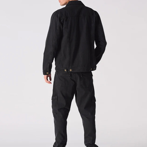 Latest Designs Men Denim Winter <b>Jacket</b> With Custom Logo Custom Logo Design High Quality Solid Color Streetwear <b>Jean</b> <b>Jackets</b> - Product Image 2