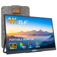 Monitor Portátil para Juegos de 15.6 Pulgadas 4K HDR con Alto Rango Dinámico, Segunda Pantalla para Laptop