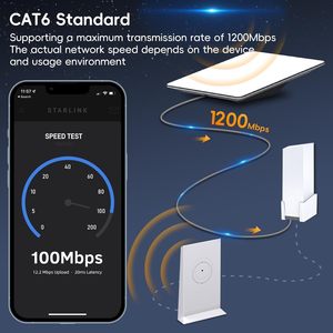 Bền đáng tin cậy 150ft(46m) kết nối không thấm nước Cáp starlink cho starlink phẳng ăng ten hiệu suất cao/thuyền/rvs - Product Image 3