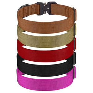 <span class=keywords><strong>Collar</strong></span> táctico de nailon de doble capa para perros, duradero a prueba de explosiones para hebilla <span class=keywords><strong>Cobra</strong></span> con cinta para mascotas medianas y grandes - Product Image 5