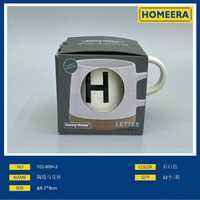 Taza de porcelana de doble pared de 420ml al por mayor con caja de regalo 32 uds/cartón tazas de cerámica estilo Ins para cafeterías capacidad de 12oz - Product Image 1