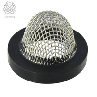 Capuchon filtrant en treillis métallique en acier inoxydable pour pompe, moteur, engrenage - 10mm/15mm/20mm, filtration de liquide 100-200 mailles, tuyau de 1 pouce