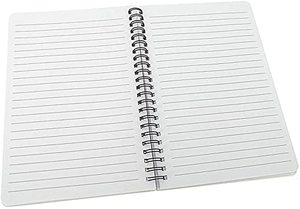 4 Pack A5 Spiral <strong>Notebook</strong> Journal Ruled Sketch Book Notepad Diary Memo Planner A5 Size(8.3X5.7&quot;) &amp; <strong>80</strong> <strong>Sheets</strong> (Cartoon - Product Image 3
