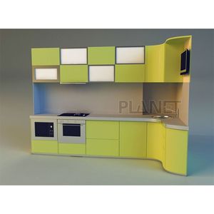 Armadi da <span class=keywords><strong>cucina</strong></span> a parete verde personalizzati unici 2024 del pianeta - Product Image 6
