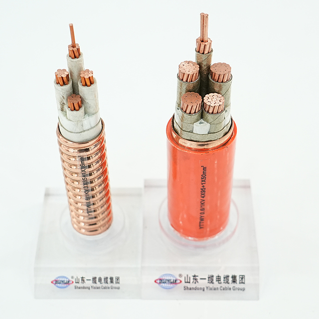 0.6-1KV Copper Conductor Mineral Insulated Power Cable LSZH Fireproof for Building Construction Marine Industrial
