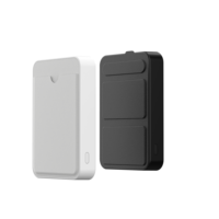 Mini Power Bank, support intelligent, chargeur sans fil rapide, nouveau design, 10000mAh, Powerbank magnétique pour téléphone, entrée/sortie Micro USB-C