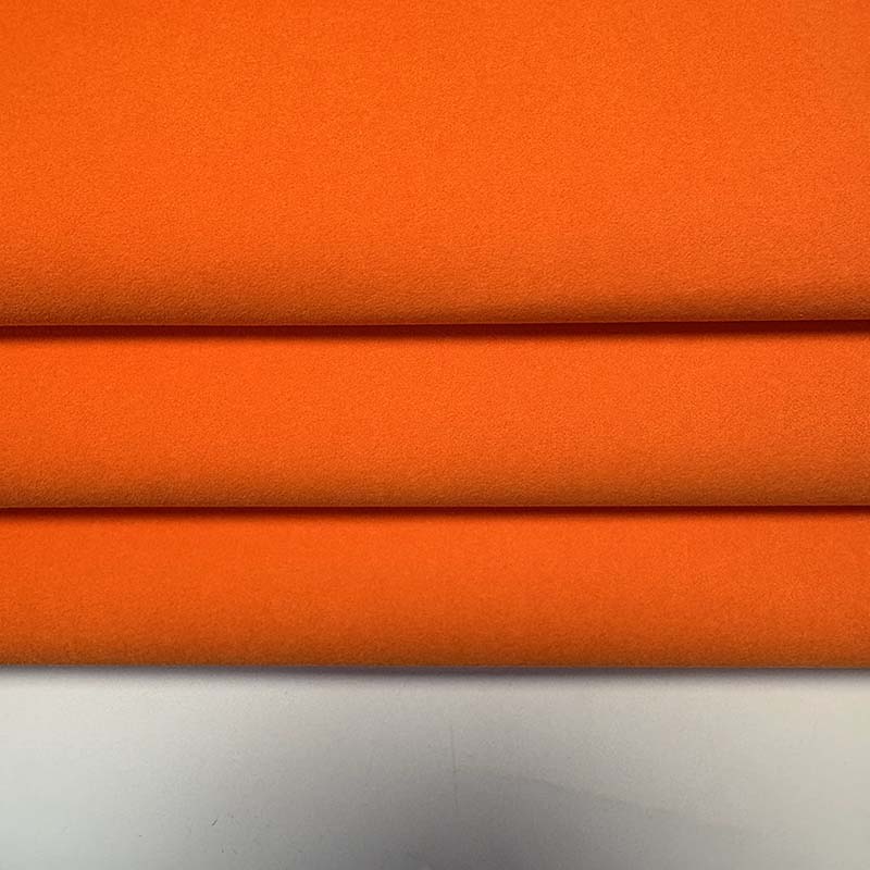 New Arrival OEM Waterproof 0.8mm Suede Surface PU Synthetic Faux Leather Fabric for Shoes