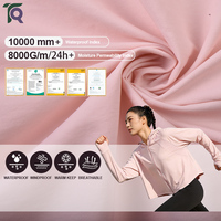 Tissu extensible quadridirectionnel 100% polyester 109GSM teint, respirant, séchage rapide, élastique, léger, résistant à l'abrasion, pour vêtements de sport pour filles